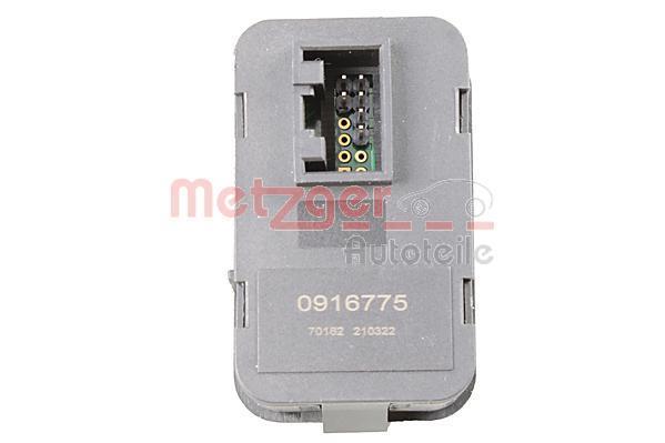 Interruptor, elevalunas METZGER 0916775